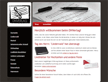 Tablet Screenshot of dnverlag.de